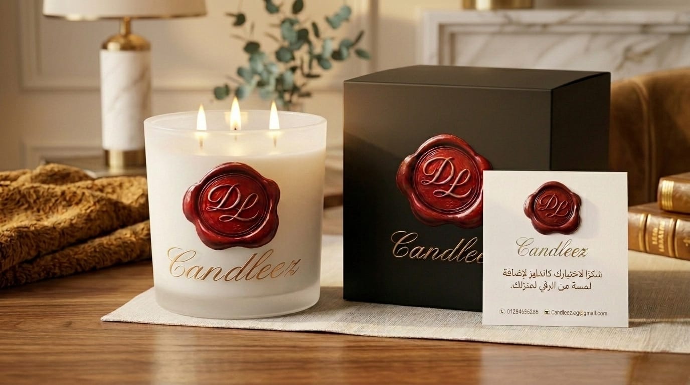 شمعة Lavendrin باللافندر والفانيليا من Candlez - 370 جم